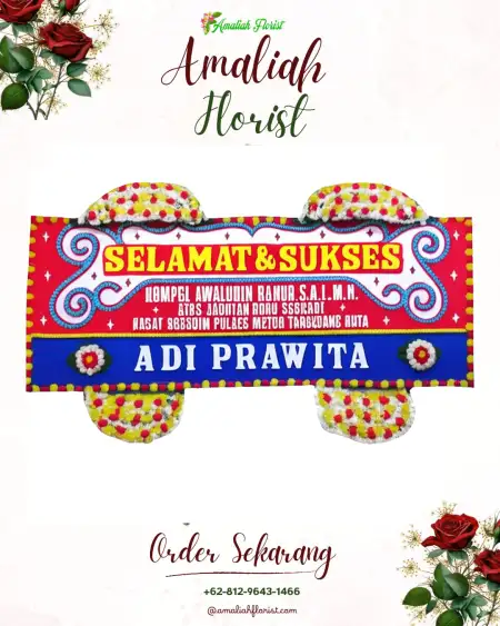 Papan Bunga Ucapan Selamat Julok