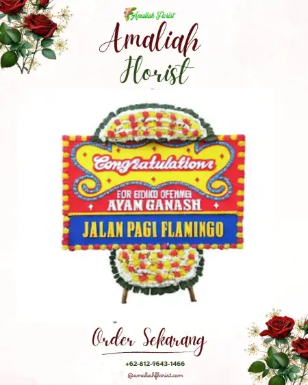 Sewa Papan Bunga Julok
